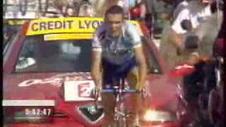 Tour de France 2002 victoire de Richard Virenque au Ventoux [upl. by Nortyad]