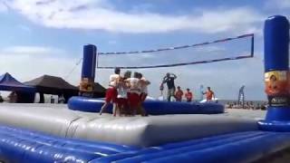 European Championship Bossaball 2014 Cadzand the winning point [upl. by Sephira]