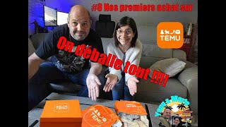 Ep8 Nos premiers achats sur TEMU [upl. by Ashbey658]