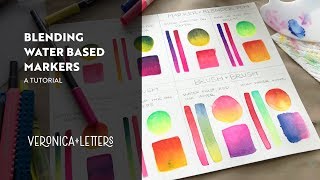 Blending Water Based Markers [upl. by Moll]