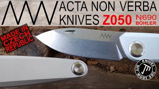 ACTA NON VERBA Z050  Messer für Individualisten [upl. by Ahsenauq]