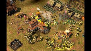 Gatling Camels Everywhere  3v4 AI  No Treaty  Age of Empires 3 Definitive Edition [upl. by Lletnuahs]