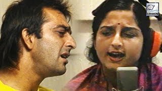 Sahibaan Meri Sahibaan Song Recording  Sanjay Dutt  Anuradha Paudwal  Flashback Video [upl. by Silyhp542]