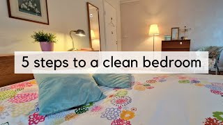 Five Steps To A Clean Bedroom  Hygge Minimalist Home Flylady Zone 4 [upl. by Emoryt833]