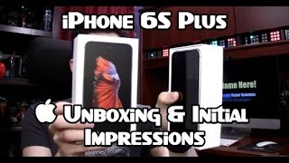 iPhone 6s Plus Unboxing amp Initial Impressions [upl. by Assil]