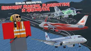 Eisenhardt Municipal Planespotting in Aeronautica  Roblox Aeronautica [upl. by Nerradal982]