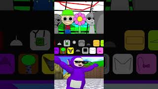 Tinky Winky Escape From Sprunki But I Ruined It Part 2 shorts [upl. by Herrod]