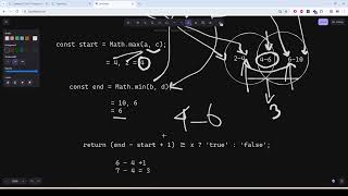 Coderbyte  Overlapping Ranges  Easy  Solution with JavaScript [upl. by Tarrel]