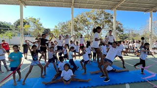 Abertura do Projeto “Olimpíadas Conhecimento e Movimento” com os alunos do 4° e 5° ano [upl. by Rici116]