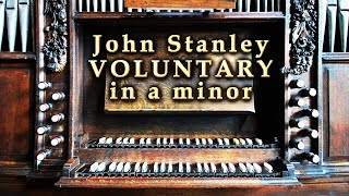 STANLEY  VOLUNTARY IN A MINOR  ADLINGTON HALL PIPE ORGAN  JONATHAN SCOTT [upl. by Froma]