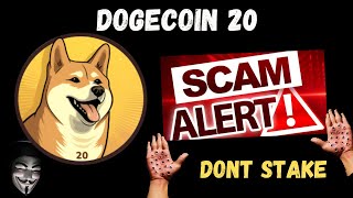 DOGE COIN 20 DOGECOIN20 PRESALE COIN CRYPTO SCAM UPDATE NEWS LEGIT SCOTTY THE AI [upl. by Akemet]