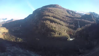 Flam to Myrdal The Flam Railway by train in 6 minutes Norway by rail time lapse February 2017 [upl. by Fayette]