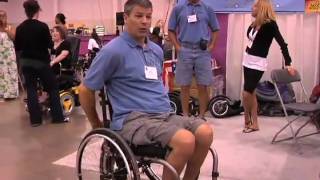 Abilities Expo FreeWheel  Wheelchair Attachment [upl. by Akihsat]