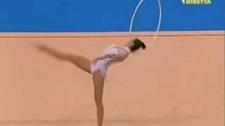 Anna Bessonova UKR  2009 Euros AA Hoop [upl. by Atikcir]