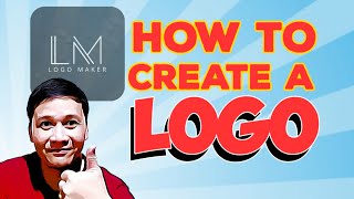 How to create a simple logo using your phone 2020 tutorial logomakerlogo [upl. by Ilyk195]