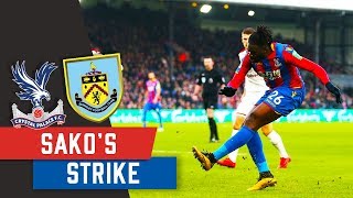 Watch Bakary Sakos gamewinning strike v Burnley [upl. by Cristionna]