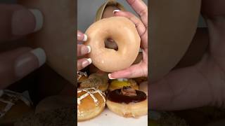 Krispy Kreme Thanksgiving donuts ❤️ donuts krispykreme food asmr mukbang [upl. by Nowd]