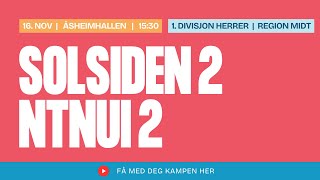 1 Divisjon Herrer Region Midt Solsiden 2  NTNUI 2 [upl. by Linell]