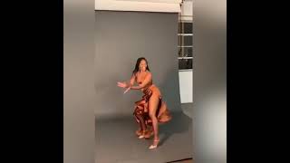 Nafessa Williams Twerking BTS Photoshoot [upl. by Sylas]