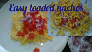 Simple and easy loaded nachos recipe [upl. by Llyrad]