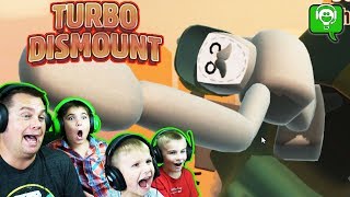 Turbo Dismount Crash Test Action Fun Reactions by HobbyGaming [upl. by Treacy586]