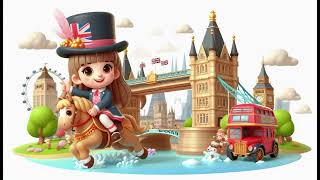 quotLondon Bridge Is Falling Down  Fun Nursery Rhyme for Kidsquot [upl. by Downes]