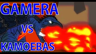 GAMERA VS KAMOEBAS Kaiju Fighter EX plus Alpha [upl. by Norab]