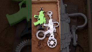 Metal Casting EP 711  molding  Making toy gun molding  metal making  Experiment [upl. by Eillek931]