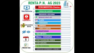 CONTROL VENCIMIENTOS RENTA AG2023 PN V2 [upl. by Eniad]