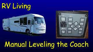 RV Living  Leveling the Coach [upl. by Orvil198]