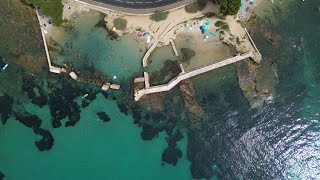 Cap dAntibes  Plage des Ondes  Drones 4K [upl. by Pippy]