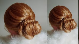 Como Fazer Coque  How To Make Bun Hairstyle [upl. by Suolkcin]