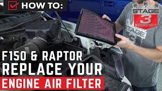 How To Replace 2011  2019 F150 F250 amp Raptor KampN Drop In Replacement Filter [upl. by Kries]