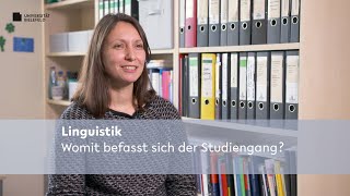 Linguistik Womit befasst sich der Studiengang [upl. by Blatman]