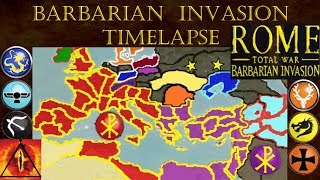 Stronger Rome Barbarian Invasion TimeLapse AI Only [upl. by Merry]