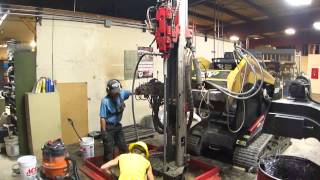 Installing hollow bar micropiles inside TEI [upl. by Danelle505]