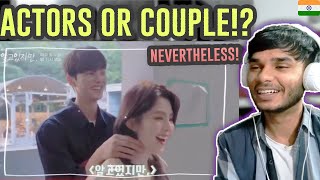 song kang and han so hee acting like a couple for 3 mins \ Nevertheless drama actors BTS \ Reaction [upl. by Heady]