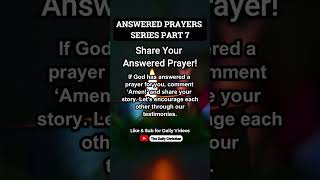 Answered Prayer Series Part 7 shorts [upl. by Miles]