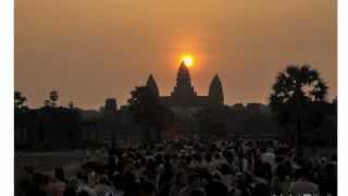 Equinox 2013 over Angkor Wat Cambodia [upl. by Obaza393]