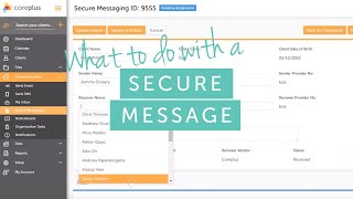 What to do with a Secure Message [upl. by Nylsirhc]