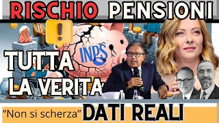 Pensioni Sistema al collasso DATI REALI [upl. by Annazus]