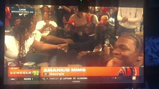 Amarius Mims goes 18th OVERALL to BENGALS LIVE FAN REACTION [upl. by Annot219]