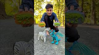 Remote control Two Horse 🐎and Dinosaur testing 🔥 [upl. by Mehetabel]