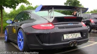 Porsche 997 GT3 Akrapovic Exhaust Sound [upl. by Kress]