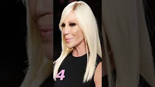 DONATELLA VERSACE 5 BEST LOOKS [upl. by Drofdeb]