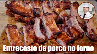 Entrecosto de porco no forno Pork ribs in the oven [upl. by Pacificia]