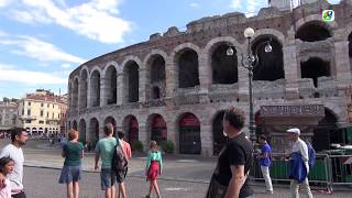 Les arènes de Vérone Italie [upl. by Siuqcram413]