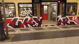 UK  YNR Graffiti Subway Train SBahn Berlin 2024 [upl. by Ziana]