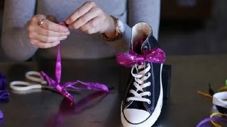 Decorative Ways to Lace Shoes  Shoelace Tutorials [upl. by Eiclek414]