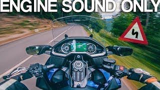 2019 Honda Gold Wing DCT sound RAW Onboard [upl. by Geaghan]